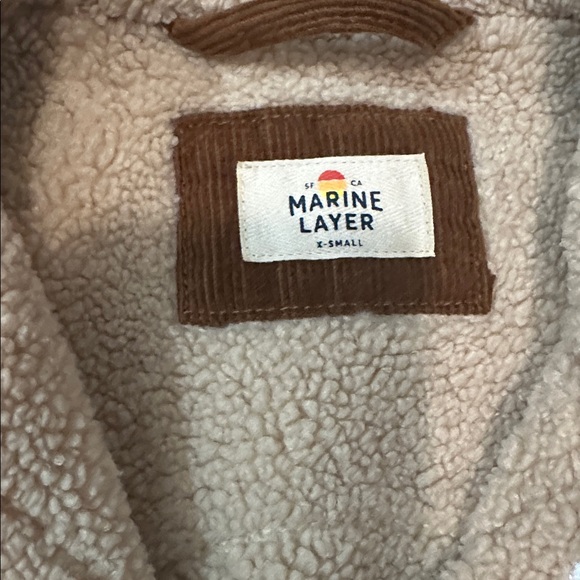 Brown Corduroy Sherpa-Lined Jacket - Picture 2 of 4